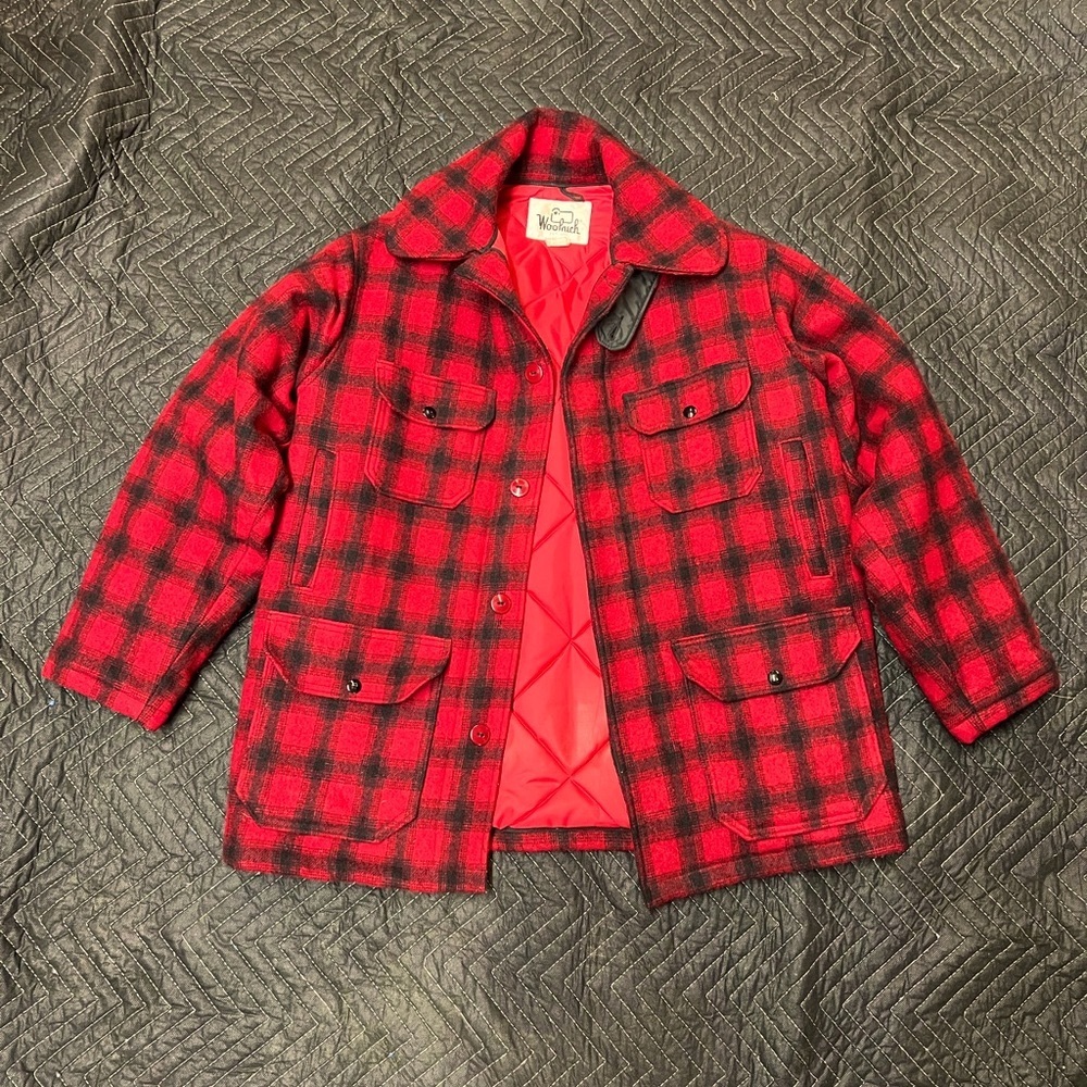 Vintage Men's Classic Woolrich Mackinaw Hunting Jacket Medium- Size 42-M/L
